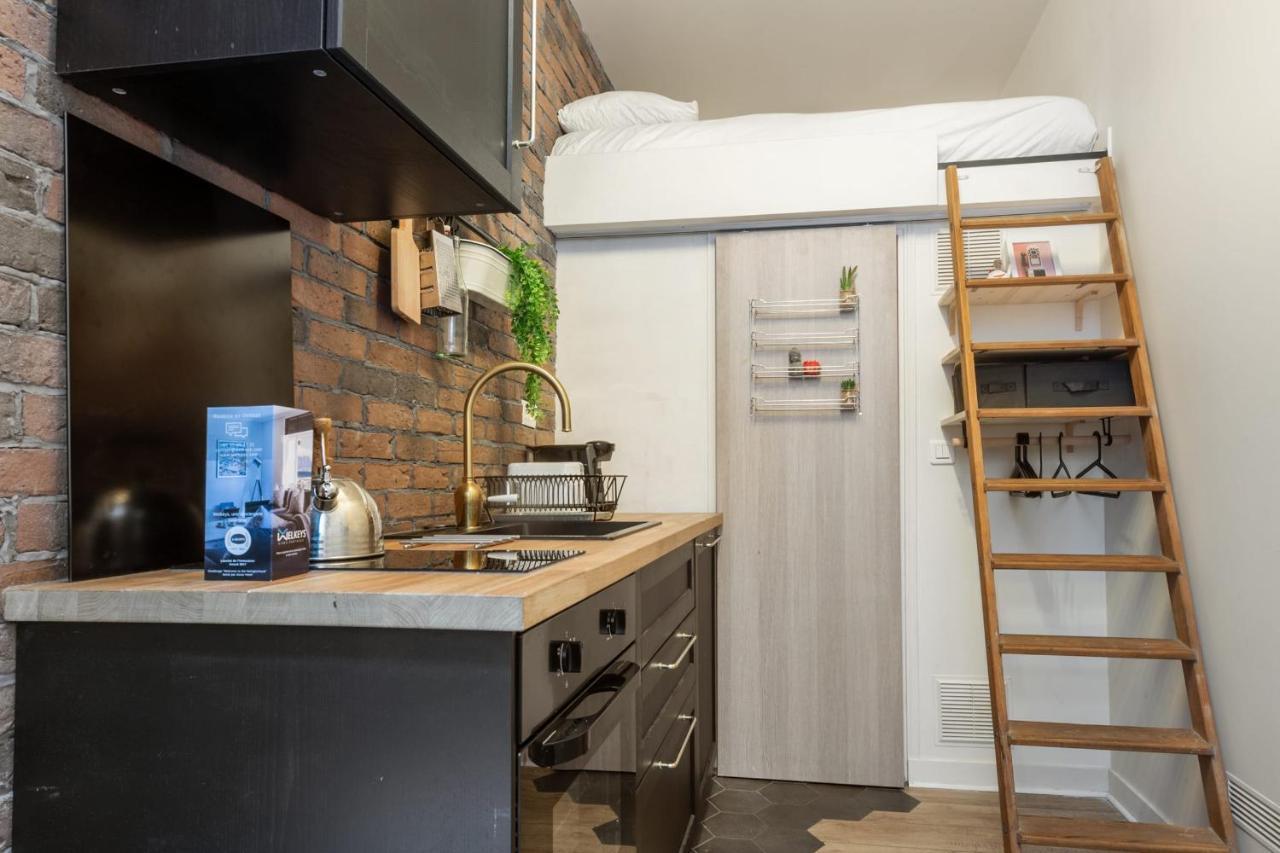 Appartamento Charming Industrial-Style Studio Just Nearby Montmartre In Paris - Welkeys Esterno foto